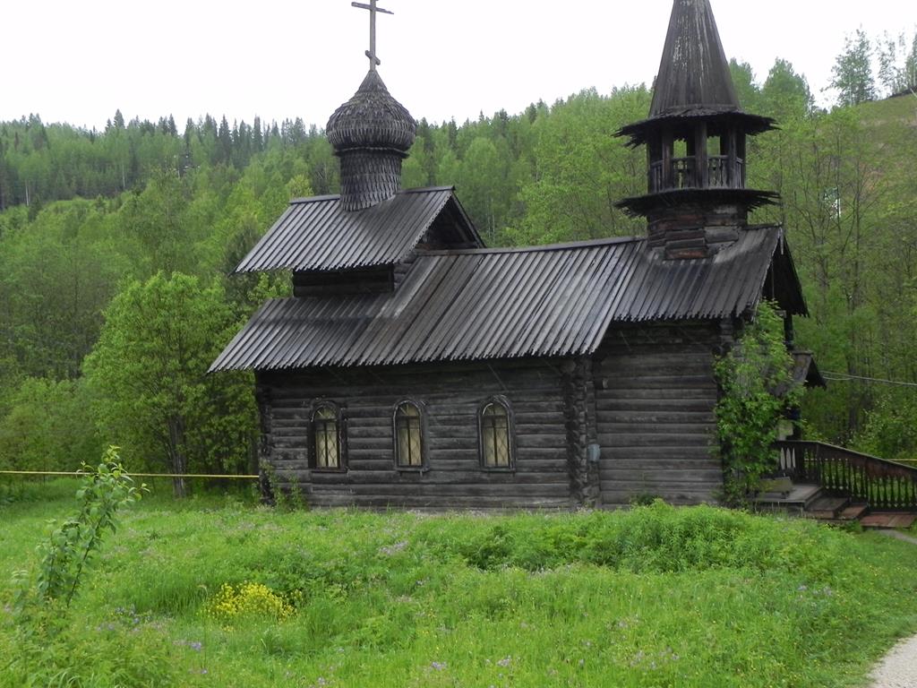 часовня из д. Шалыги Сейчас здесь минимузей Ермака